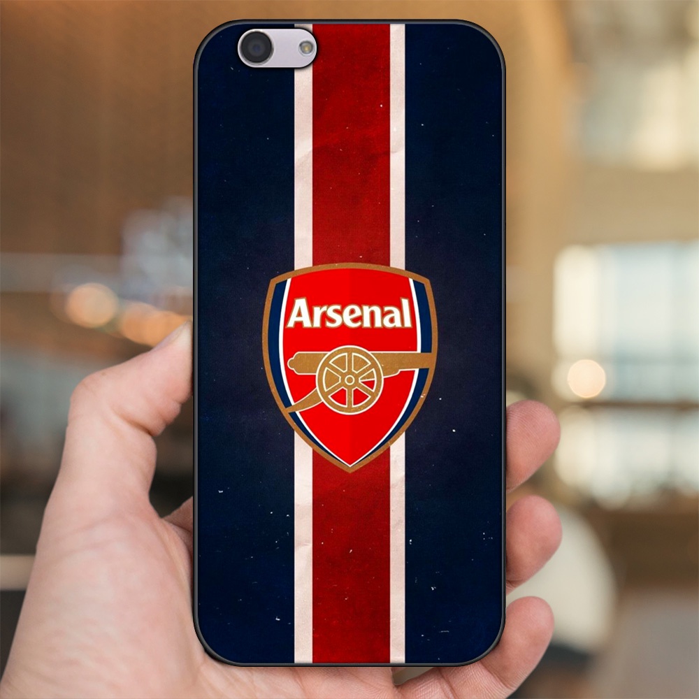 Ốp lưng Oppo F1s, F3, F3 Plus viền đen in hình Arsenal FC