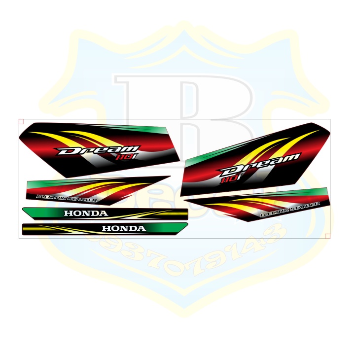 ( Quí khách vui lòng mang ra tiệm cho thợ dán ) Tem DREAM V3