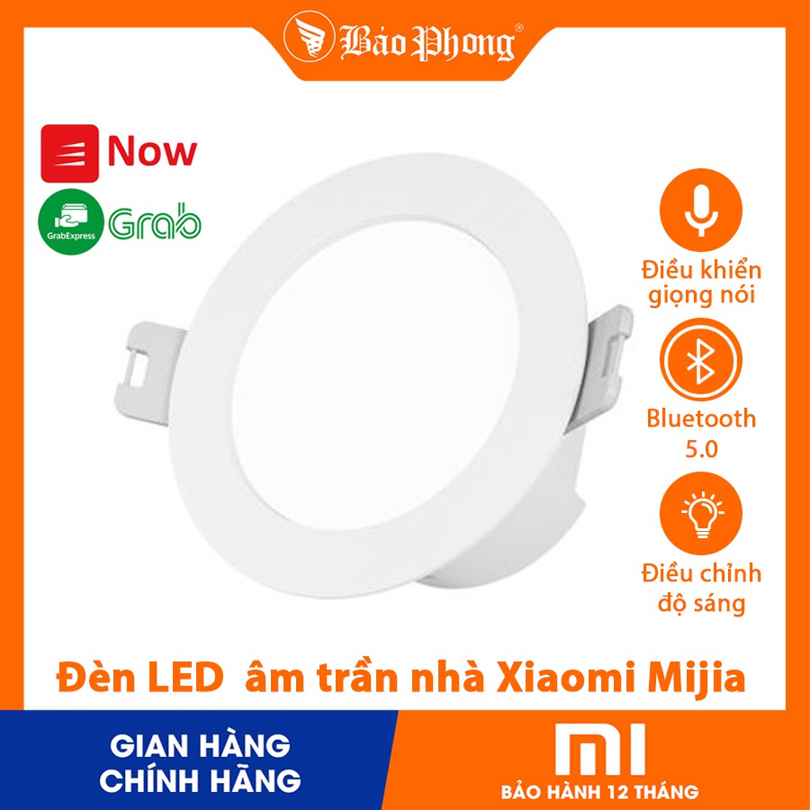 Đèn LED Downlight âm trần nhà Xiaomi Mijia LED Bluetooth 5.0 Mesh Version 4W điều khiển từ xa thông minh cho smart home