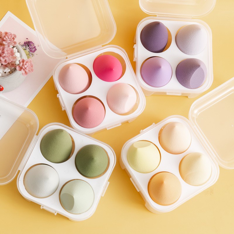 Mút tán kem nền siêu mềm bám phấn chuyên dùng cho makeup trang điểm