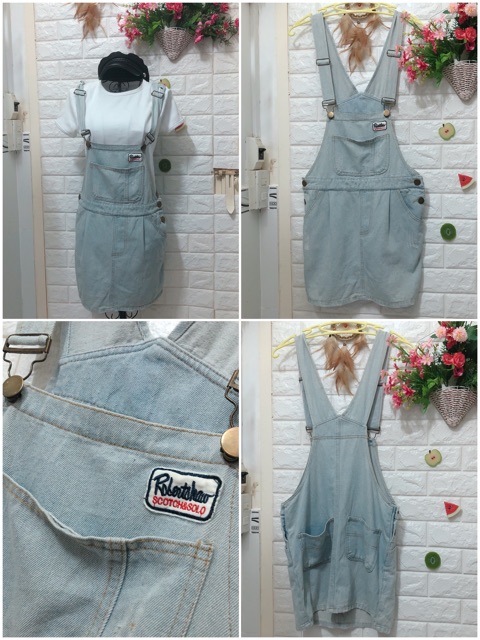 Yếm jean xịn xò ulzzang dưới 60 kg | BigBuy360 - bigbuy360.vn