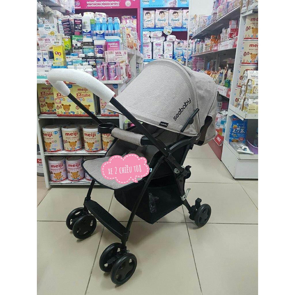 Xe Đẩy 2 chiều cao cấp Seebaby T08