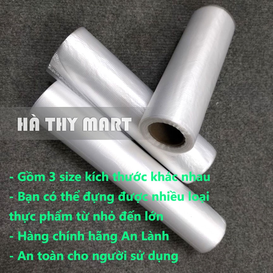 Hộp 3 cuộn túi nilong đựng thực phẩm An Lành HT175 [3 size khác nhau/hộp]