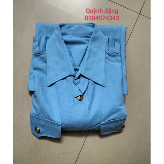 Áo sơ mi nam  màu xanh