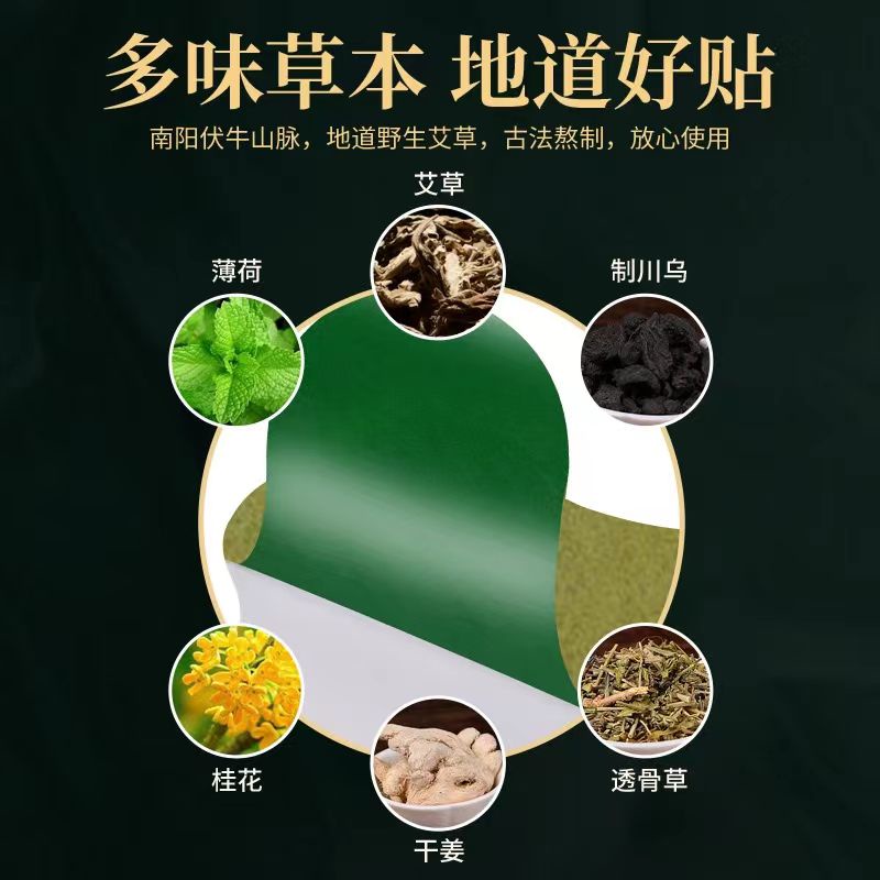 Hộp 12 miếng dán ngải cứu vai cổ gáy giảm đau