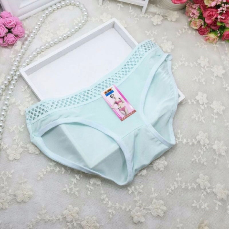Quần chip bé gái cotton kháng khuẩn ngừa viêm nhiễm quần lót cho bé gái 7 10 18 tuổi dáng tam giác QC-01
