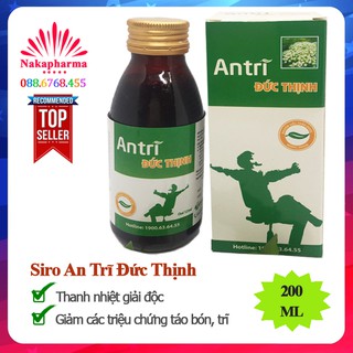 Siro thảo dược An Trĩ Đức Thịnh – Hỗ trợ giảm táo bón, trĩ nội trĩ ngoại, co búi trĩ - Antri