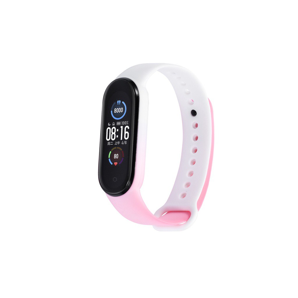 Dây đeo bằng silicon cho đồng hồ thông minh Xiaomi Mi Band 6 5 4 3 Miband 3 4 5 6