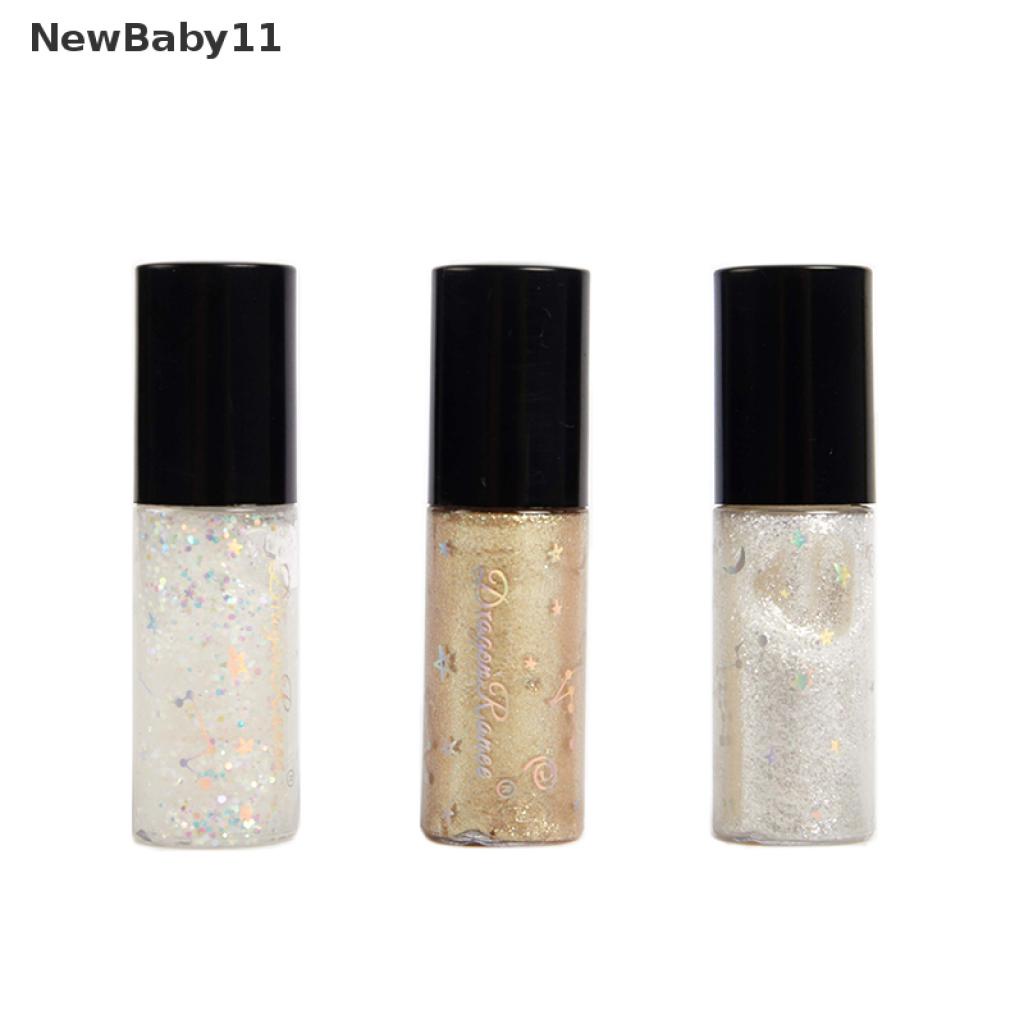1 Hộp Phấn Mắt Dạng Lỏng 10 Màu Lấp Lánh Chống Thấm Nước NewBaby