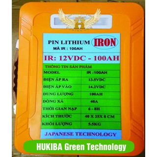 PIN LITHIUM 12V 100ah Dùng Cho Năng Lượng Mặt Trời