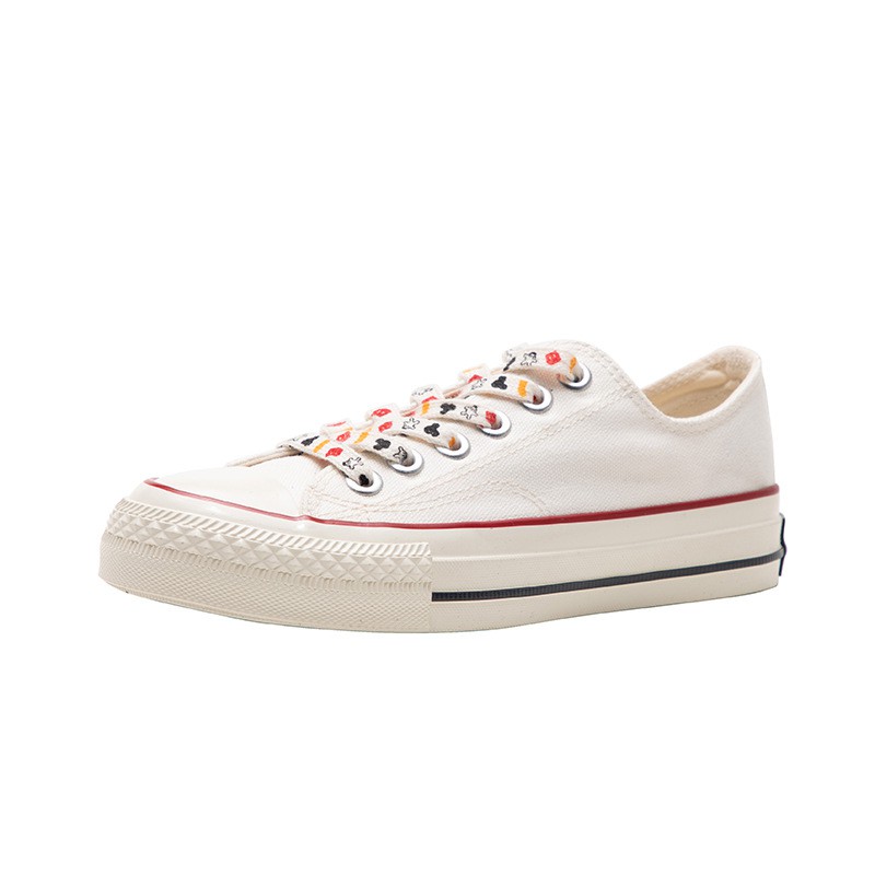 Mới Giày Thể Thao Canvas Cổ Thấp Phối Ren 2021 07s Replica Thời Trang Cho Nữ