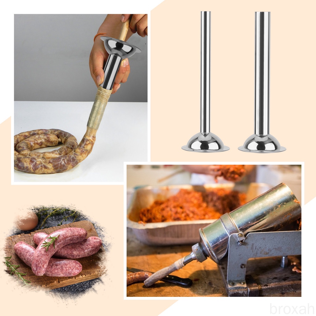 Set 2 phễu làm xúc xích bằng thép không gỉ tiện lợi