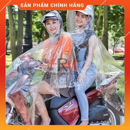 [HÀNG SIÊU TỐT] Áo mưa nhựa dẻo trong suốt 2 đầu Có khẩu trang