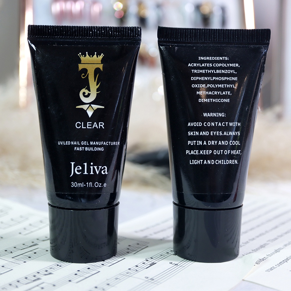 Gel gôm đắp móng JELIVA 30ml