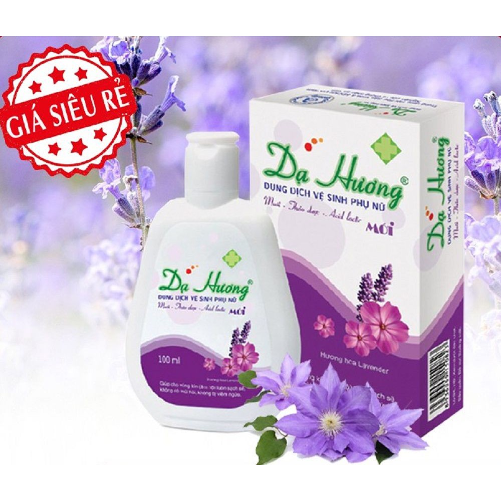 Dung dịch vệ sinh phụ nữ Dạ Hương hương lavender 100ml chính hãng