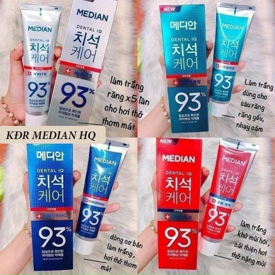 Kem đánh răng Median Dental IQ 93% Toothpaste 120g