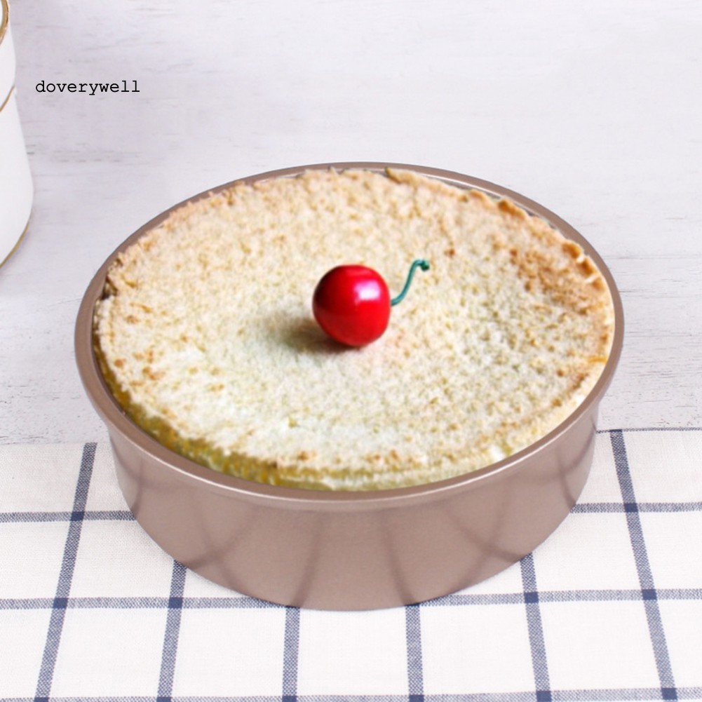 Khuôn Làm Bánh Hình Tròn Không Dính Bằng Thép Không Gỉ