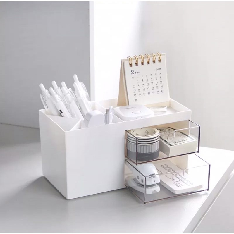Hộp đựng bút sáng tạo, hộp lưu trữ đa chức năng, ký túc xá để bàn tiện lợi