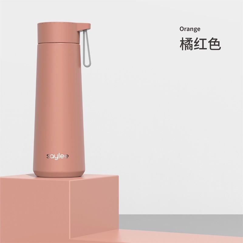 Bình Nước Giữ Nhiệt Inox 304 SayLee Cao Cấp 420ml, Cốc Đựng Nước Thể Thao Cầm Tay Tiện Dụng