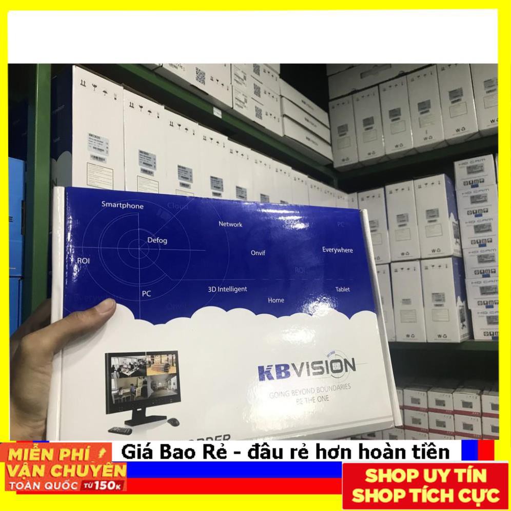 Đầu ghi 4 cổng 5 in 1 KBVISON MẪU VỎ SẮT 7104SD6 Chính hãng | BigBuy360 - bigbuy360.vn