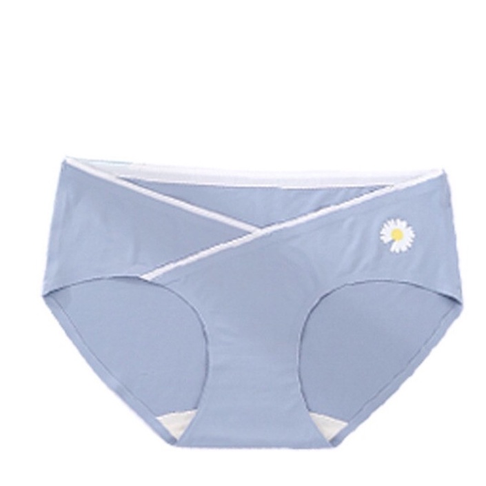 quần lót bầu- quần chip bầu cạp chéo ko đường may- ko hằn mông thoải mái , kháng khuẩn cho mẹ bầu