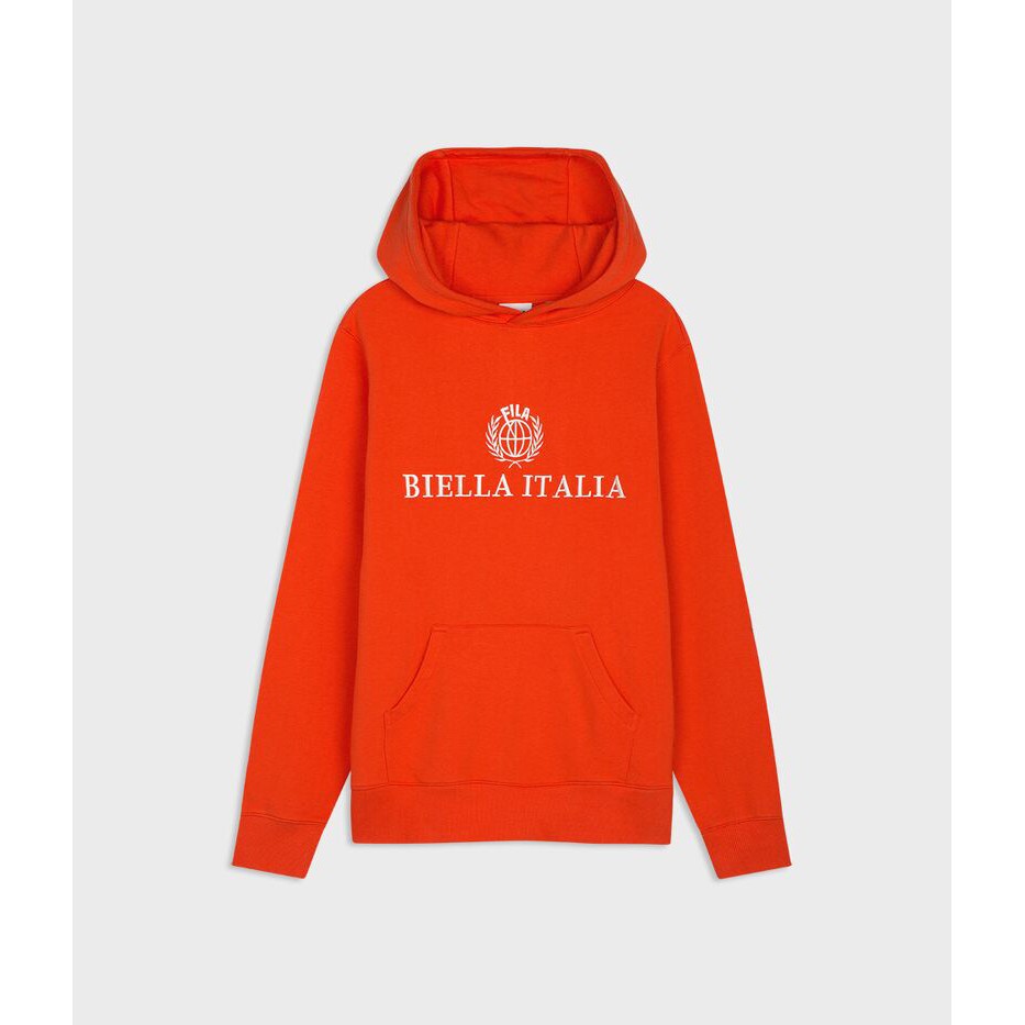 Áo Hoodie Unisex Chất Nỉ Bông In Chữ Biella Italia Chính Hãng 100#