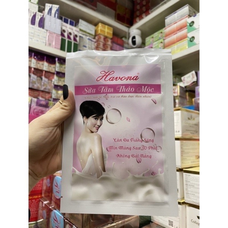 Combo 20 gói tắm trắng havona