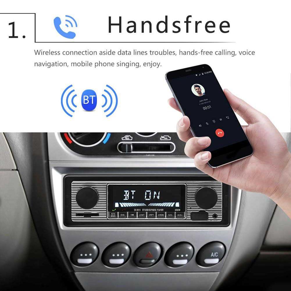 Máy Nghe Nhạc MP3 / FM / USB / AUX Âm Thanh Nổi Tích Hợp Bảng Điều Khiển Dành Cho Ô Tô