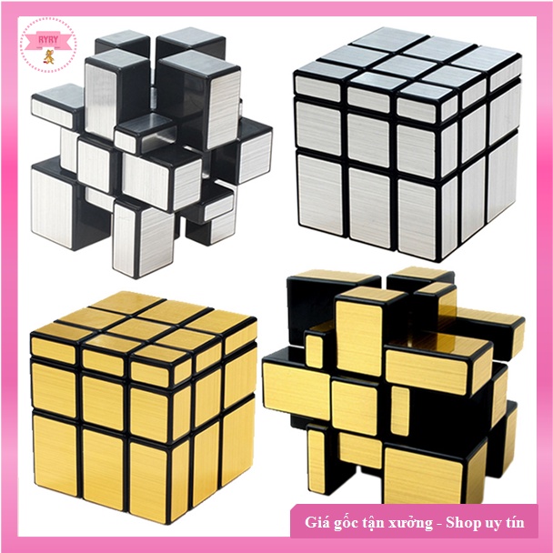 Rubik Biến Thể QY168 Mirror Cube 3x3 Rubic Gương-Chính Hãng