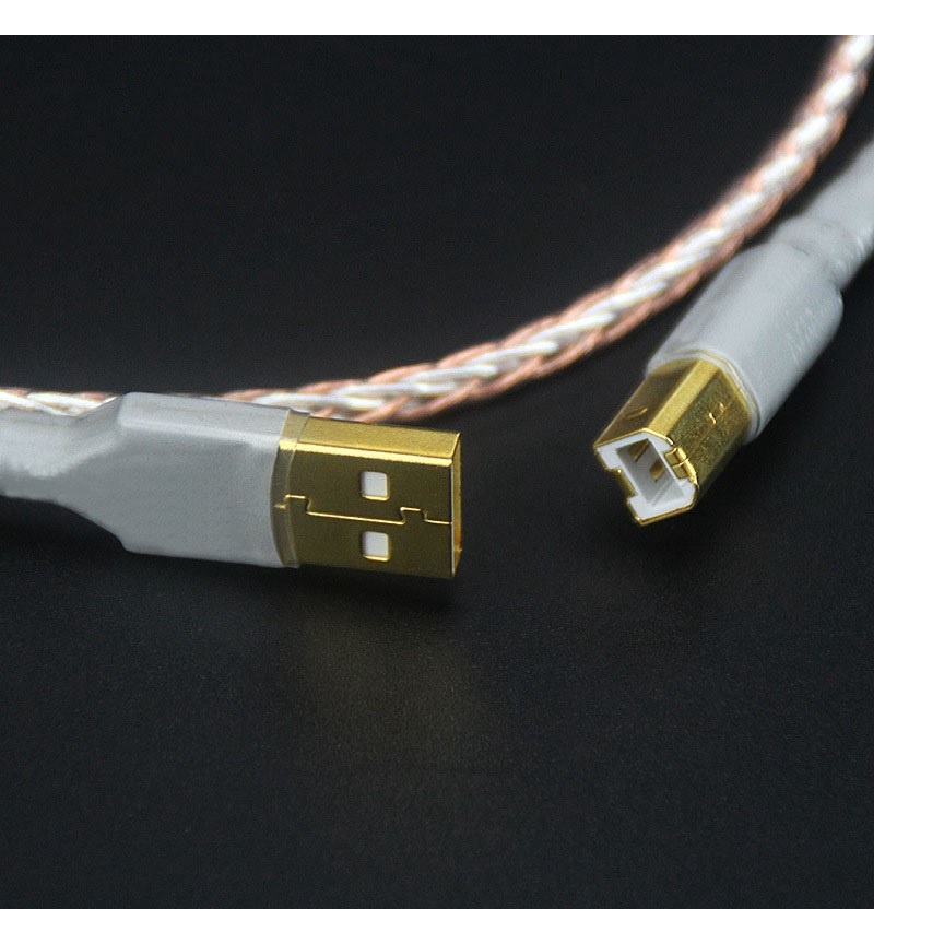 Cáp Âm Thanh cao cấp: HiFi Lõi Đồng Bạc Oxy 8N Dài 1,5m