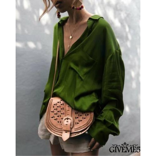 Áo sơ mi tay dài cổ bẻ cài nút phong cách Hàn dành cho phái đẹp