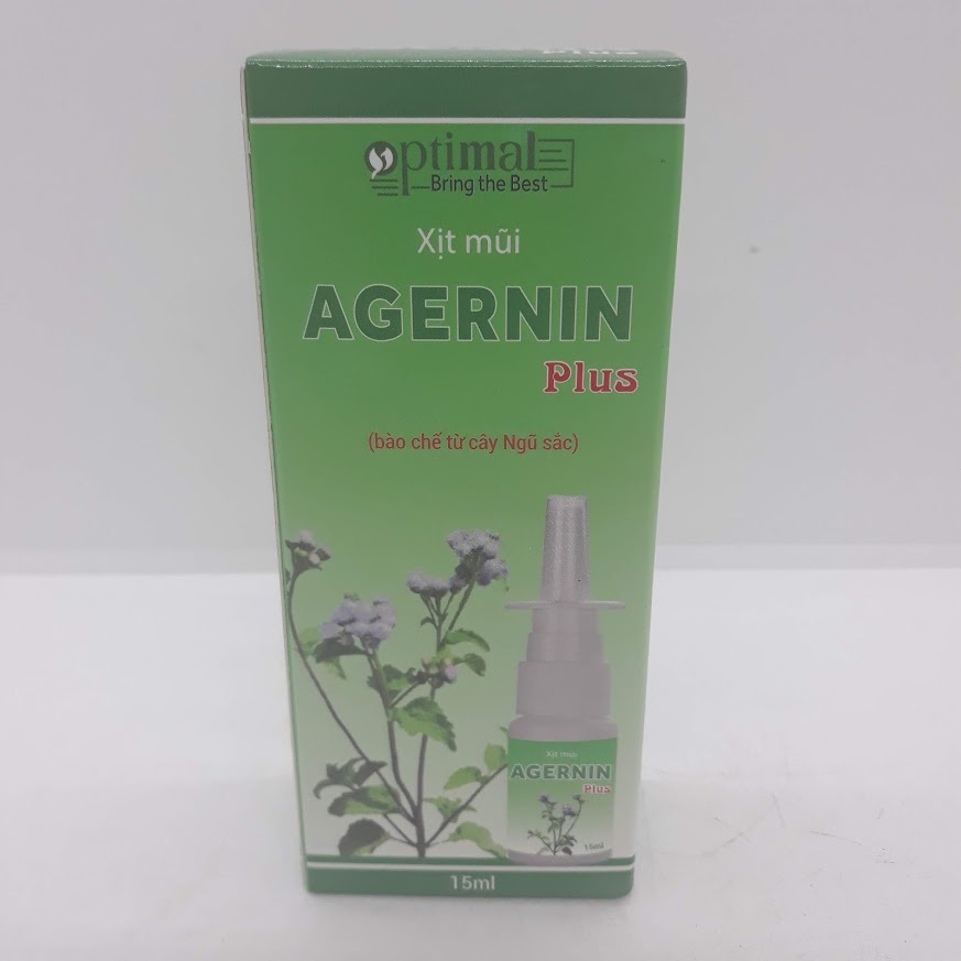Xịt mũi Agernin plus hoa ngũ sắc