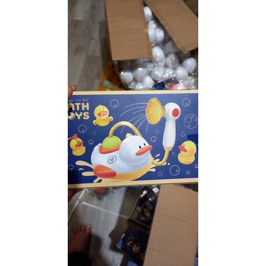 Bộ vịt phun nước nhà tắm cho bé có vòi hoa sen,Vịt thả bồn tắm cao cấp 4 trong1