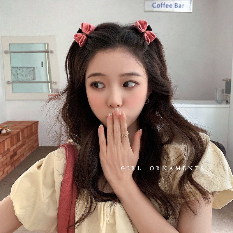 Jiashucheng Kẹp Tóc Nơ Nhỏ Xinh Dễ Thương Thời Trang Mùa Hè Cho Bạn Gái