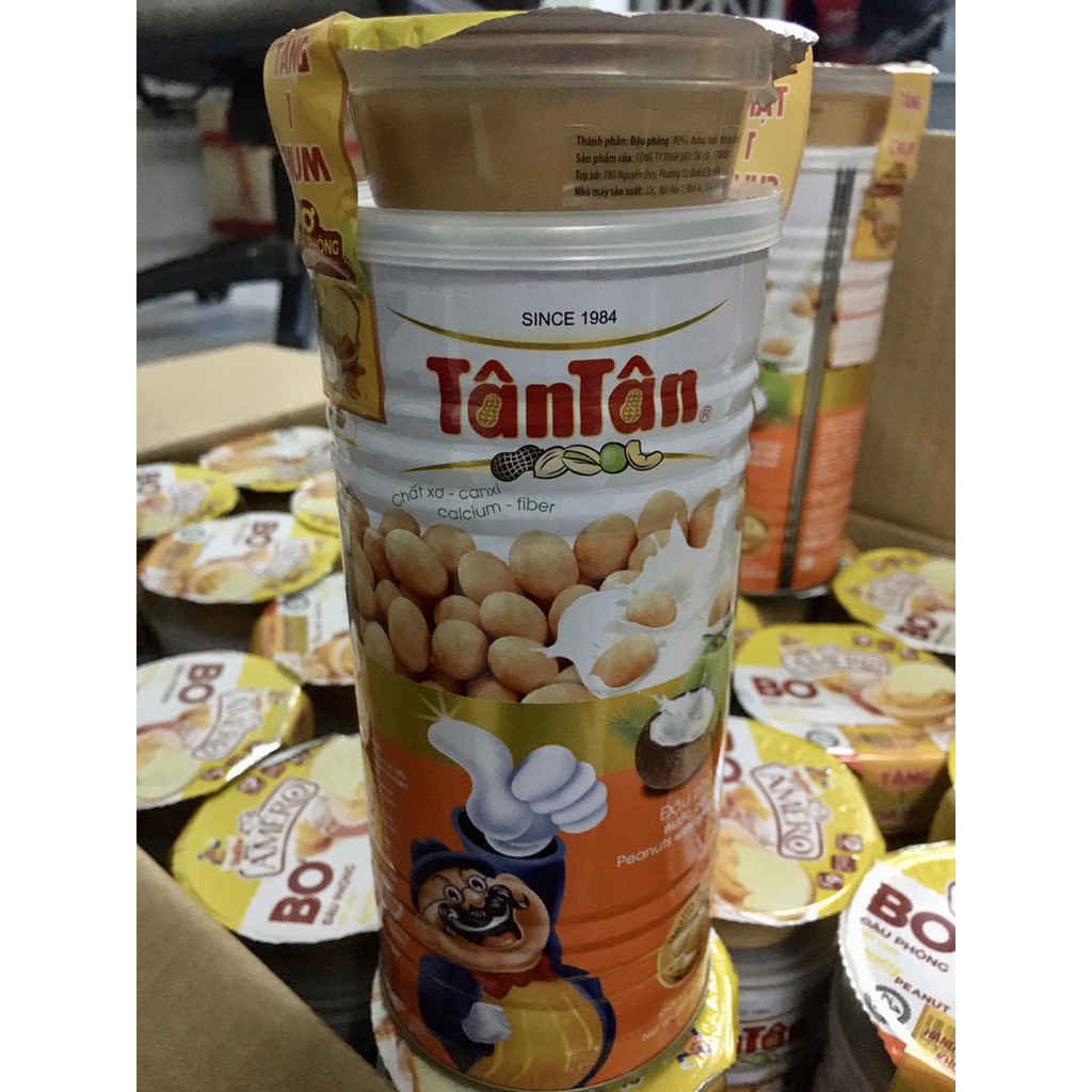 Đậu phộng tân tân nước cốt dừa lon 265gr
