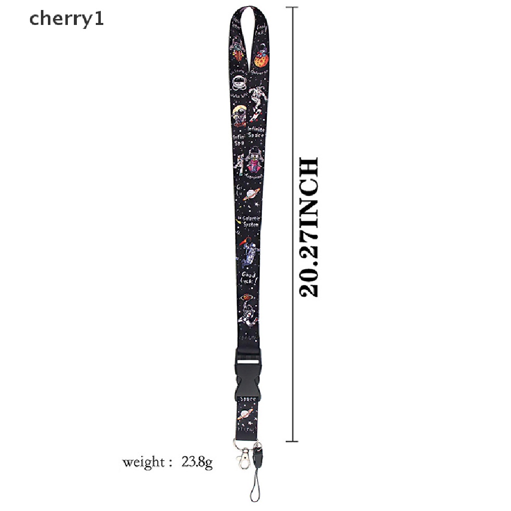 [cherry1] Dây Móc Khóa / Điện Thoại Họa Tiết Phi Hành Gia