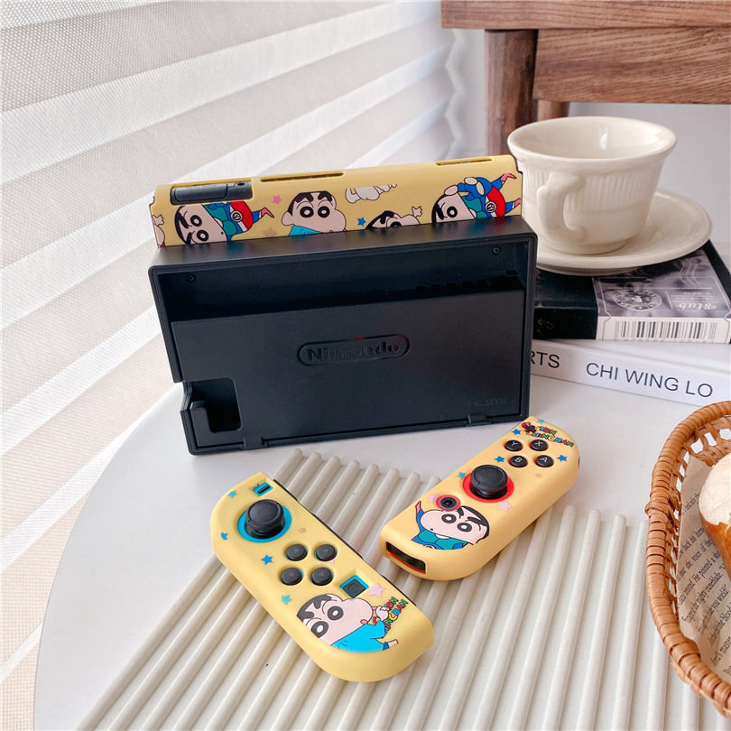 Hoạt Hình Ốp Bảo Vệ Máy Chơi Game Nintendo Switch Hình Cậu Bé Bút Chì Xinh Xắn