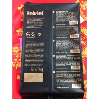 Socola Wonderland đen 1kg