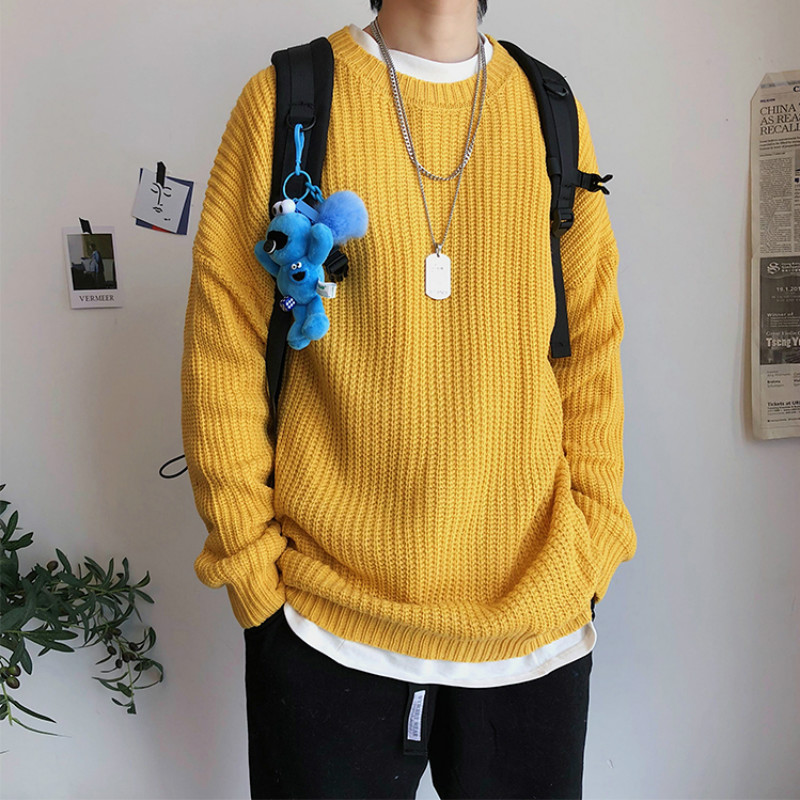 Áo sweater tay dài phong cách thời trang dành cho nam và nữ 9 màu tùy chọn