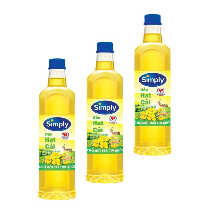 Dầu ăn Simply 1L