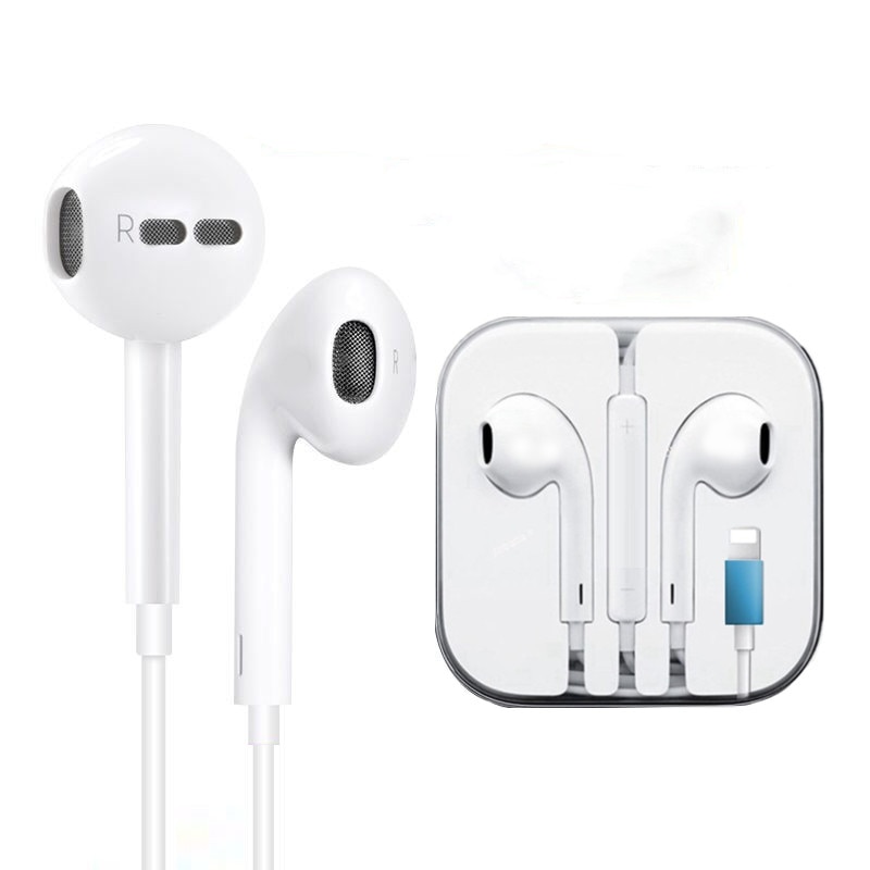 Tai Nghe Nhét Tai Bluetooth Có Dây/ Mic Cho Iphone 11 Pro Max X Xr Xs 8 7 6 6s Plus 5 5s