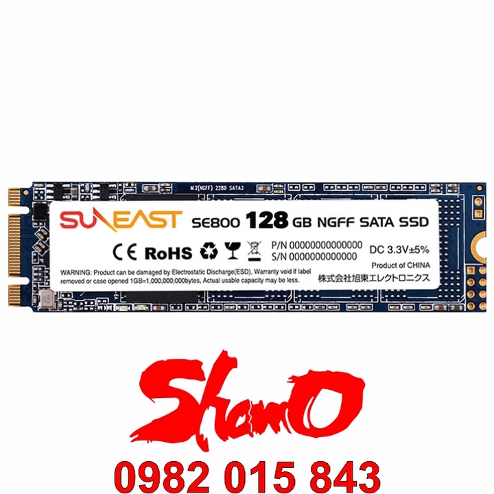 Ổ cứng SSD 128GB SunEast M2 ( SE800 NGFF SATA III – Hàng nội địa Nhật ) – Chính Hãng – Bảo hành 3 năm