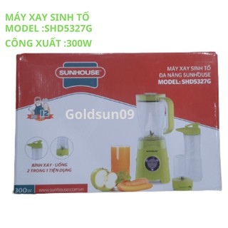 [Hàng Mới ] Máy Xay Sinh Tố Đa Năng SUNHOUSE SHD5327G Lưỡi Giao Inox,goldsun09