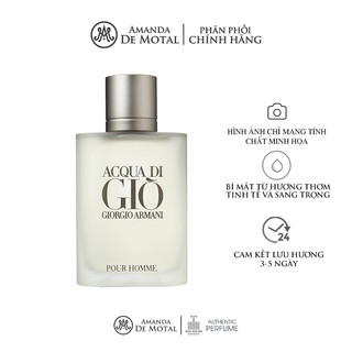 Tinh Dầu Nước Hoa Amanda Giorgio Armani Acqua Di Gio Pour Homme For Men 1.5 - 12ml, Hấp Dẫn, Tươi Mát, Nam Tính, Tinh Tế