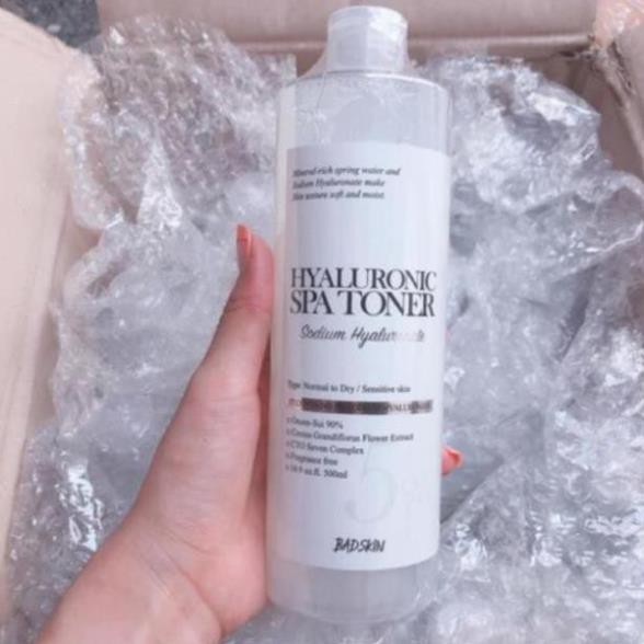 ✅ (HÀNG CHUẨN AUTHENTIC) (Sẵn Có Bill)TONER CAO CẤP BAD SKIN HYALURONIC SPA TONER
