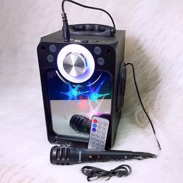 Loa Karaoke Bluetooth MP-03 tặng kèm 1 micro dây