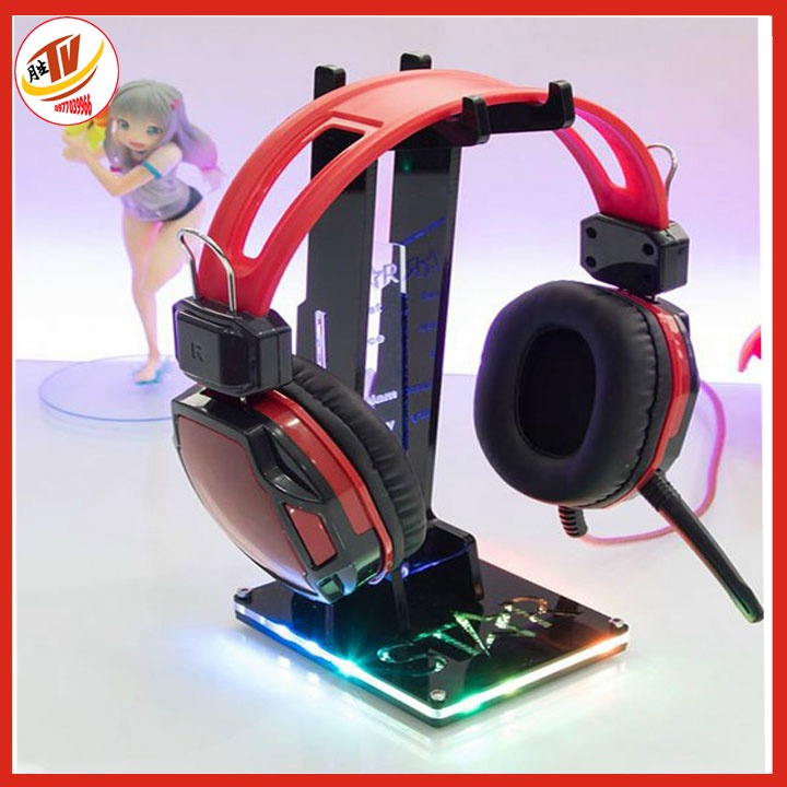 Tai Nghe Chụp Tai Chuyên Chơi Game Qinlian A6 jack 3.5 Có Micro, Dây Chống Đứt, Dùng Được Cho Máy Tính Và Điện Thoại
