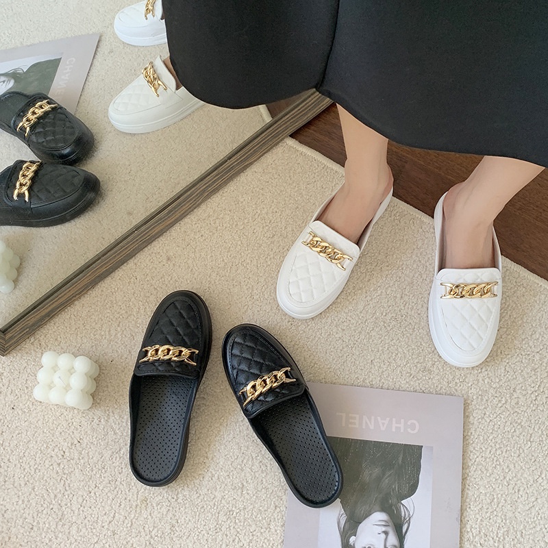 Dép bít mũi IELGY phong cách Anh Quốc thời trang cho nữ