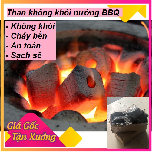 (THÙNG 5-10KG)💥 THAN NƯỚNG BBQ KHÔNG KHÓI 💥 SẠCH SẼ 💥 AN TOÀN 💥