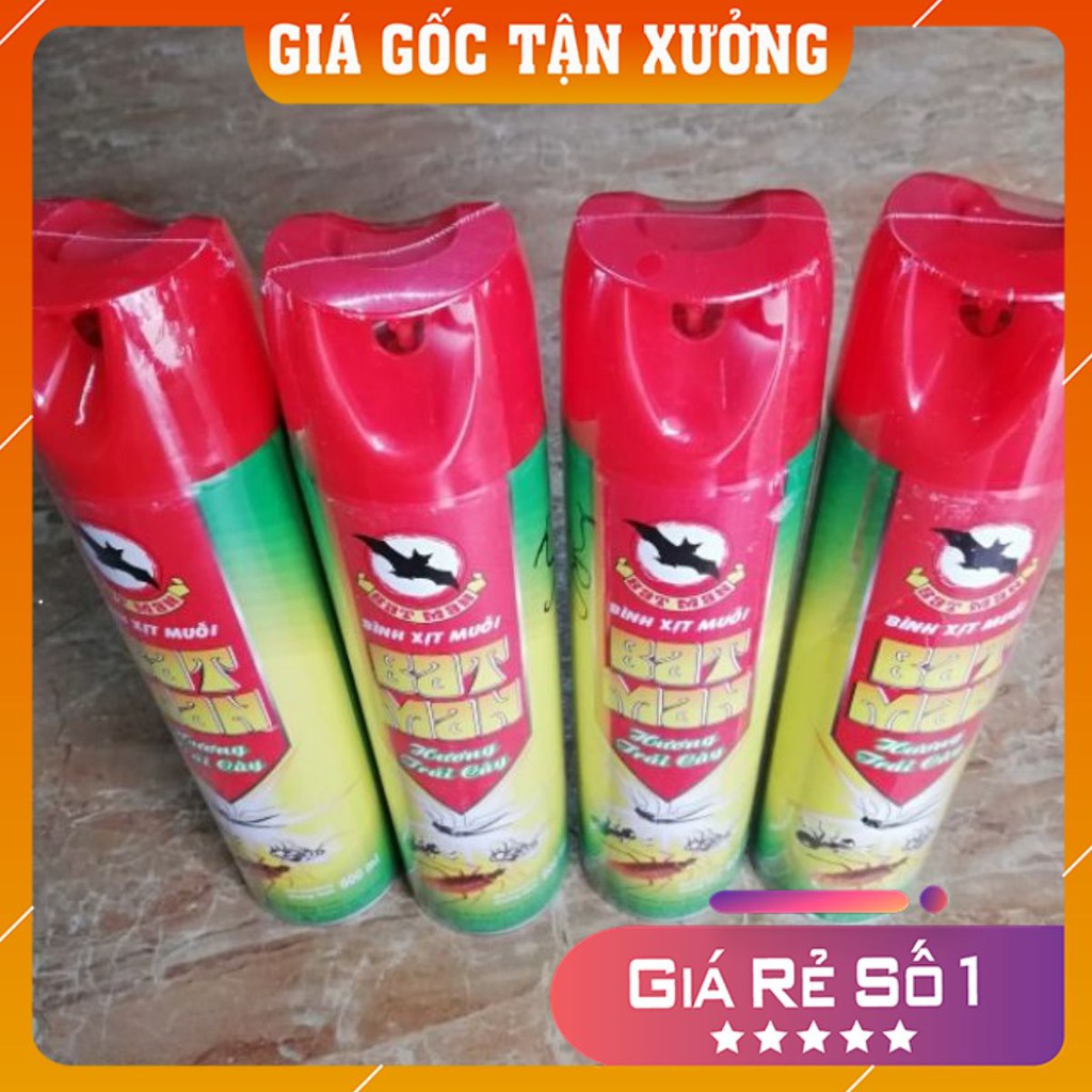 BÌNH XỊT MUỖI, CÔN TRÙNG BAT MANkkkk